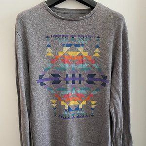 On The BYAS Mens Graphic Crew Neck SMALL